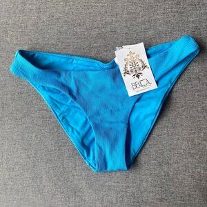 Becca Women's Fine Line Hipster Bikini Blue Size Small